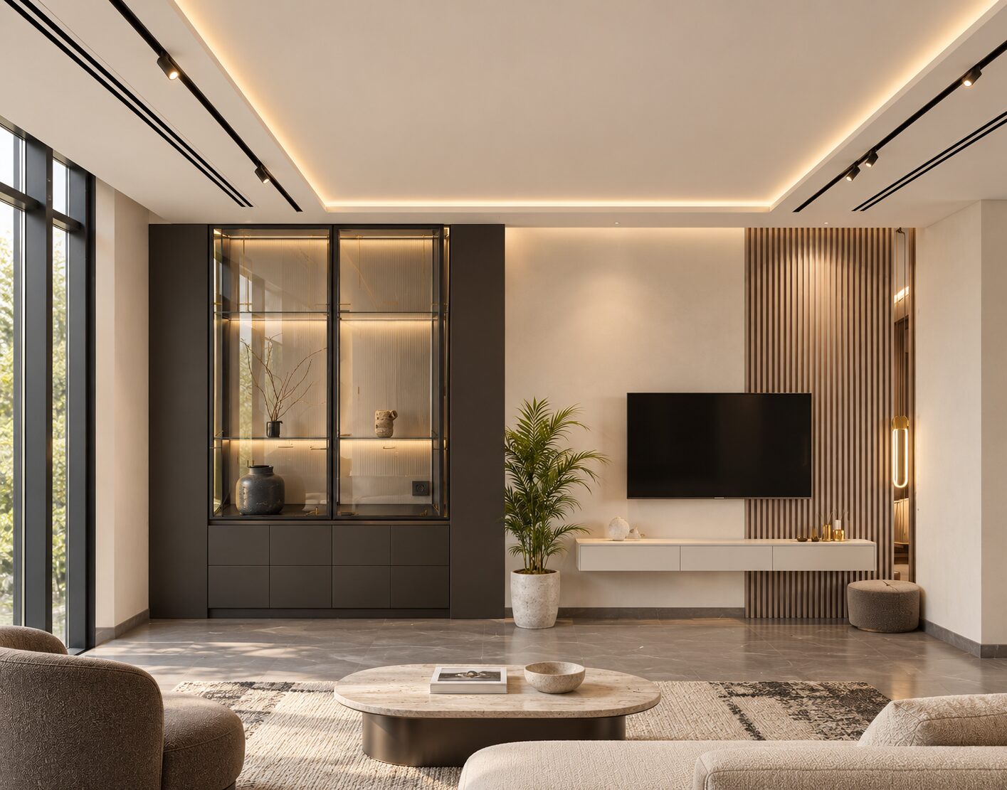 التصميم الداخلي لفيلا خاصة — بركاء